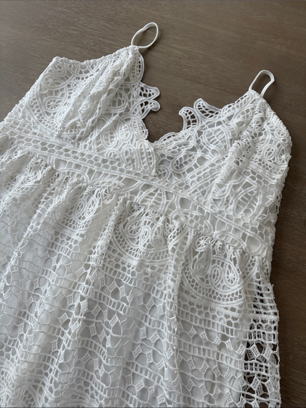 Crochet Lace Midi Dress | 1X